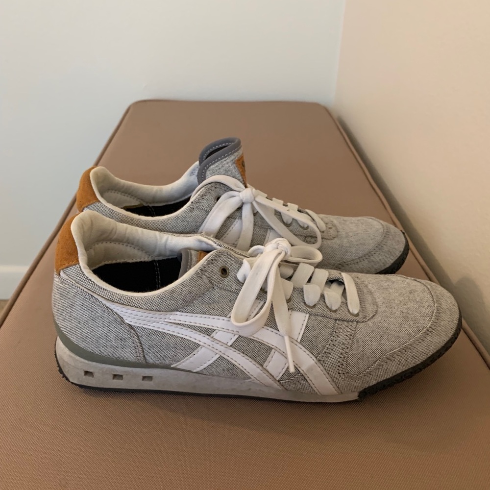 Onitsuka tiger lace up sneakers.  Rarely worn